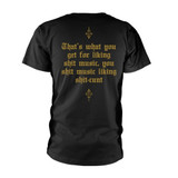 Werewolves 'My Enemies Look And Sound Like Me' (Black) T-Shirt Back