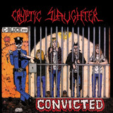 Cryptic Slaughter 'Convicted' LP Black Ice Red White Cyan Blue Splatter Vinyl