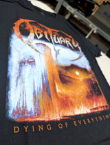 Obituary 'Dying of Everything' (Black) T-Shirt  close up detail 1