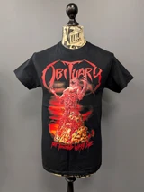Obituary 'Ten Thousand Ways To Die' (Black) T-Shirt on a mannequin