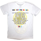 The Stone Roses 'Tour 2013' (White) T-Shirt BACK