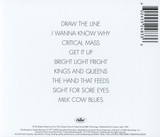 Aerosmith 'Draw The Line' CD Jewel Case Back