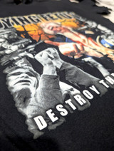 Dying Fetus 'Destroy The Opposition' (Black) T-Shirt close up detail 1