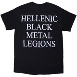 Rotting Christ 'Hellenic Black Metal Legions' (Black) T-Shirt BACK