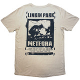 Linkin Park 'Meteora' (Sand) T-Shirt BACK