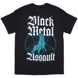 Marduk 'Black Metal Assault' (Black)  T-Shirt BACK