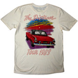 Bob Seger & The Silver Bullet Band 'Distance Tour' (Natural) T-Shirt BACK