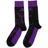 Black Sabbath 'Logo & Demon' (Black) Womens Socks (One Size = UK 4-7) BACK