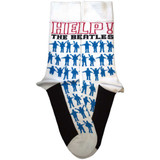 The Beatles 'Help Silhouettes Repeat' (Multicoloured) Womens Socks (One Size = UK 4-7