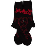 Judas Priest 'Trident Pattern' (Multicoloured) Womens Socks (One Size = UK 4-7)