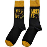 Nirvana 'Logo Stacked' (Multicoloured) Womens Socks (One Size = UK 4-7) BACK