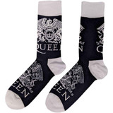 Queen 'White Crests' (Multicoloured) Womens Socks (One Size = UK 4-7)