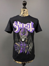 Ghost 'The Tall Man V' (Black) T-Shirt - Eye Drop Select on Mannequin