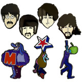 The Beatles 'Yellow Submarine Characters Mini' Pin Badge Set