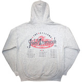 The Killers 'Tour '24 Roulette Wheel' (Grey) Pull Over Hoodie BACK