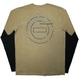 Type O Negative 'Faces' (Black & Green) Layered Long Sleeve Eco Shirt  BACK