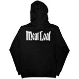 Meat Loaf 'Bat Out Of Hell' (Black) Pull Over Hoodie BACK
