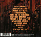 Krisiun 'Mortem Solis' CD Digipack Back