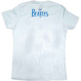 The Beatles 'Vintage Ob La Di' (Pale Blue) Womens Fitted T-Shirt BACK