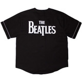 The Beatles 'Apple Logo / Walking' (Black) Eco Baseball Jersey