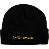 Wu-Tang Clan 'Logo' (Black) Beanie Hat BACK