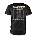 Corrosion of Conformity 'Forever Amplified Tour 2025' (Black) T-Shirt Back