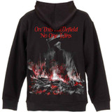 Iron Maiden 'Scuffed Trooper' (Black) Zip Up Hoodie