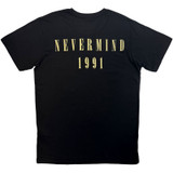 Nirvana 'Nevermind '91 Hotel Photo' (Black) Carbon T-Shirt