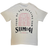 Sum 41 'Tour '24 PT.2 Pink Skull' (Neutral) T-Shirt