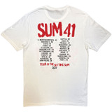 Sum 41 'Tour '24 PT.2 Spray Paint' (White) T-Shirt