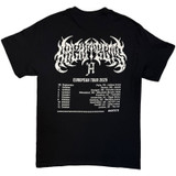 Architects 'The Sky The Earth And All Skeleton EU Tour 25' (Black) Ex-Tour T-Shirt
