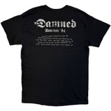 The Damned 'Distressed Logo EU Tour Summer 24' (Black) Ex-Tour T-Shirt