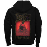 Death 'The Sound of Perseverance' (Black) Zip Up Hoodie - US Import
