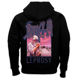 Death 'Leprosy' (Black) Zip Up Hoodie - US Import