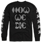 Death 'How We Die' (Black) Long Sleeve Shirt - US Import