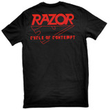 Razor 'Cycle of Contempt' (Black) T-Shirt - US Import