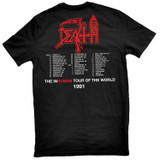 Death 'Human World Tour - 1991-92' (Black) T-Shirt - US Import
