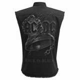 AC/DC 'Back In Black Torn' (Black) Worker Shirt