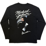 Michael Jackson 'Thriller / Hat Poses' (Black) Long Sleeve Shirt