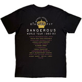 Michael Jackson 'Dangerous World Tour' (Black) T-Shirt