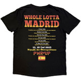 AC/DC 'Whole Lotta Madrid EU Tour '25' (Black) T-Shirt