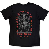 Bullet For My Valentine 'Bring Out The Knives' (Black) Carbon T-Shirt