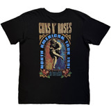 Guns N' Roses 'North American Tour Skull' (Black) T-Shirt