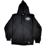 SLF 'Weirdo Mosher Freak Amethyst' (Black) Hoodie Front