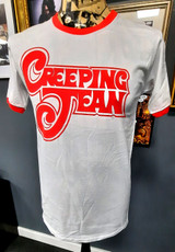 Creeping Jean 'Red Logo' (White) Ringer T-Shirt