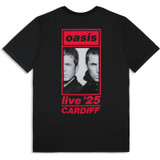 Oasis 'Cardiff 5 July Event' (Black) T-Shirt