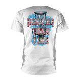 Vulture 'Heavier Than Time' (White) T-Shirt Back