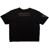 Tool 'Eye Geo Glow' (Black) Womens Fitted Crop Top
