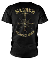 Mayhem 'Liturgy Of Death' (Black) T-Shirt Back