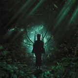 PRE-ORDER - Glasswaves 'while(True)' LP Green Black Galaxy Vinyl - RELEASE DATE 23rd October 2026